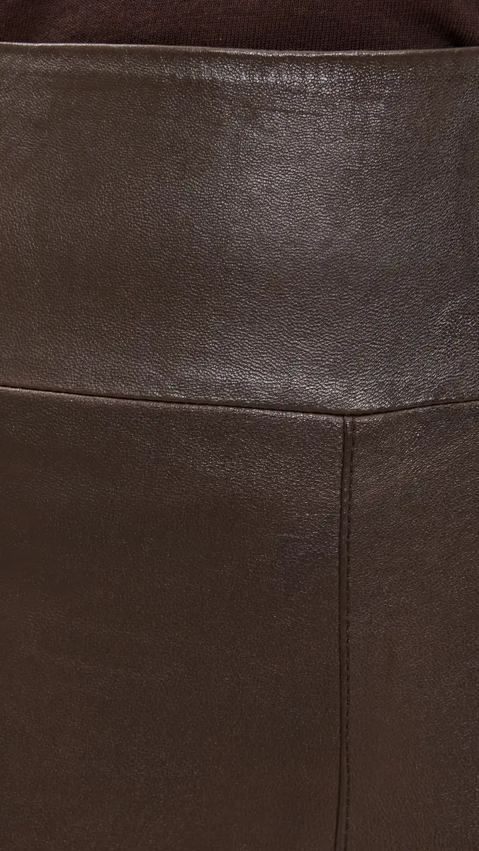 Sprwmn Grace Leather Crop Flare Pants | Thumbnail 6 Sprwmn Grace Leather Crop Flare Pants | Thumbnail 6