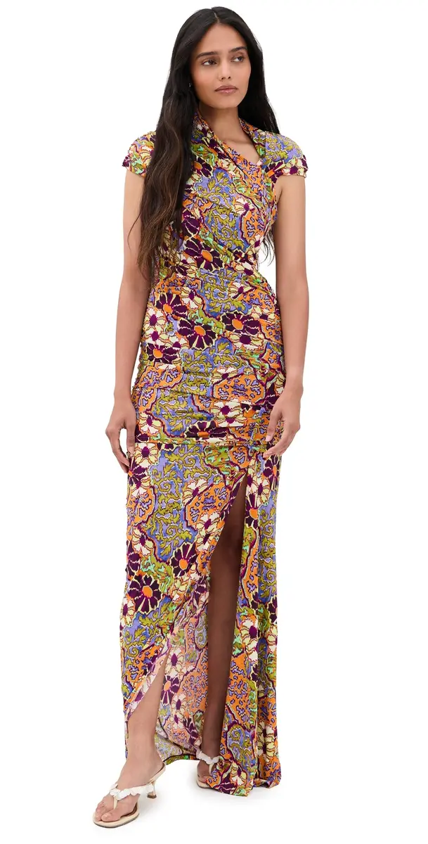 ALÉMAIS Joanna Midi Dress Multi | Image 1 ALÉMAIS Joanna Midi Dress Multi | Image 1