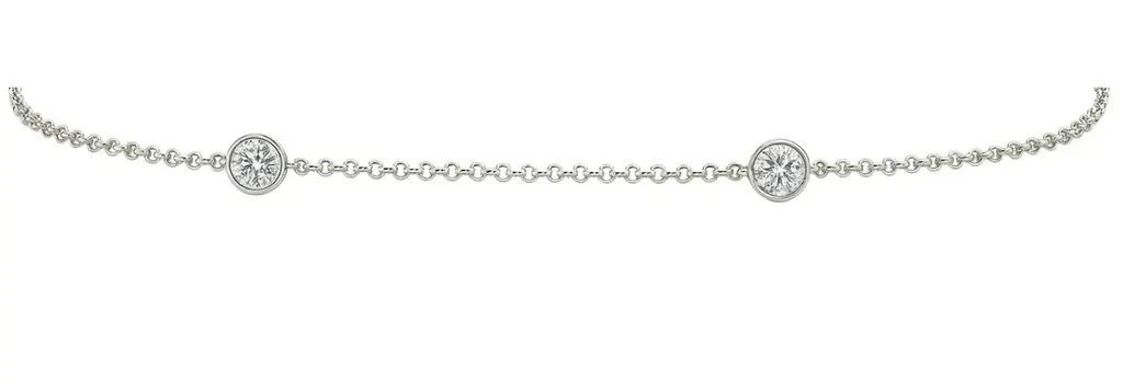 Wish Fine Jewelry 0.80ct Diamond 18K Gold Chain Bracelet | Image 1 Wish Fine Jewelry 0.80ct Diamond 18K Gold Chain Bracelet | Image 1