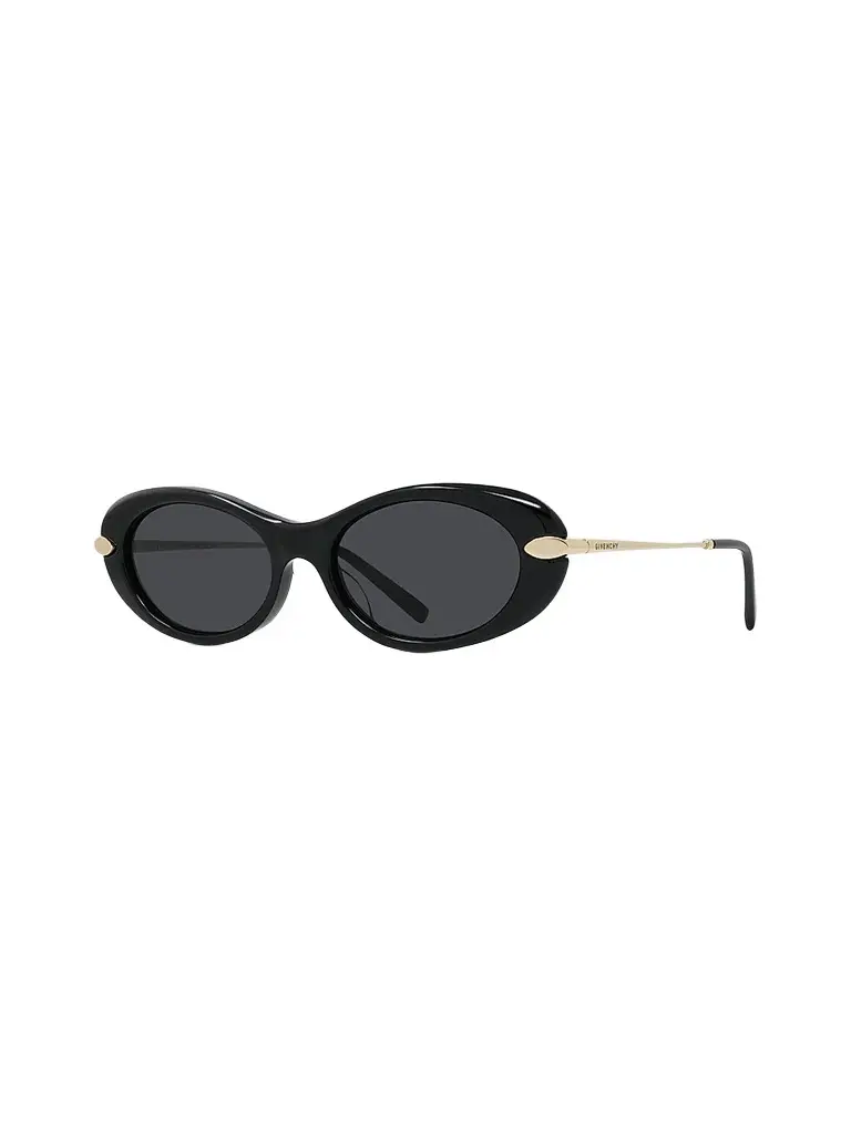 Givenchy Women's Bold 52MM Oval Sunglasses - Gold Black | Image 1 Givenchy Women's Bold 52MM Oval Sunglasses - Gold Black | Image 1