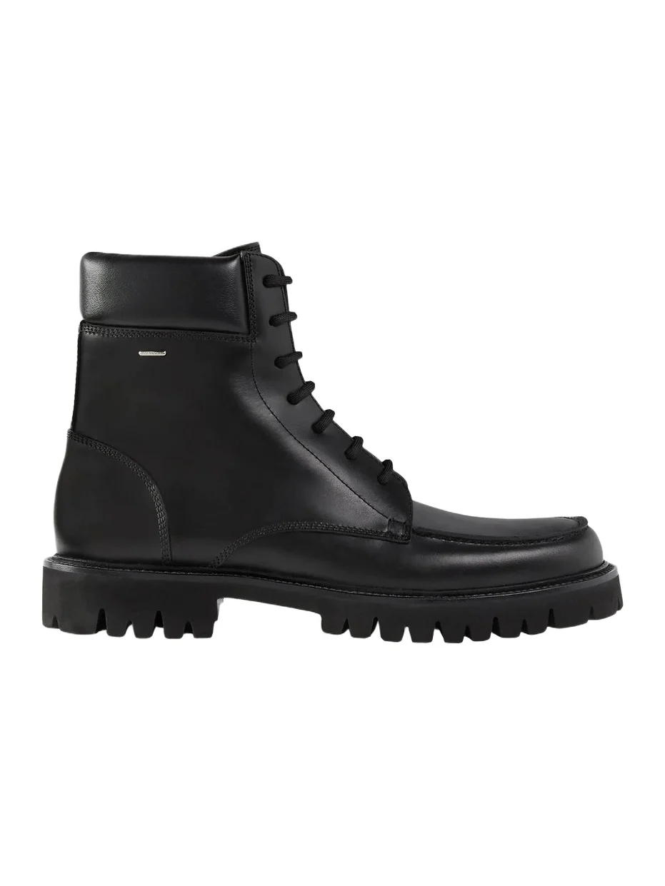 Giuseppe Zanotti Men's Nerus Leather Lace-Up Boots