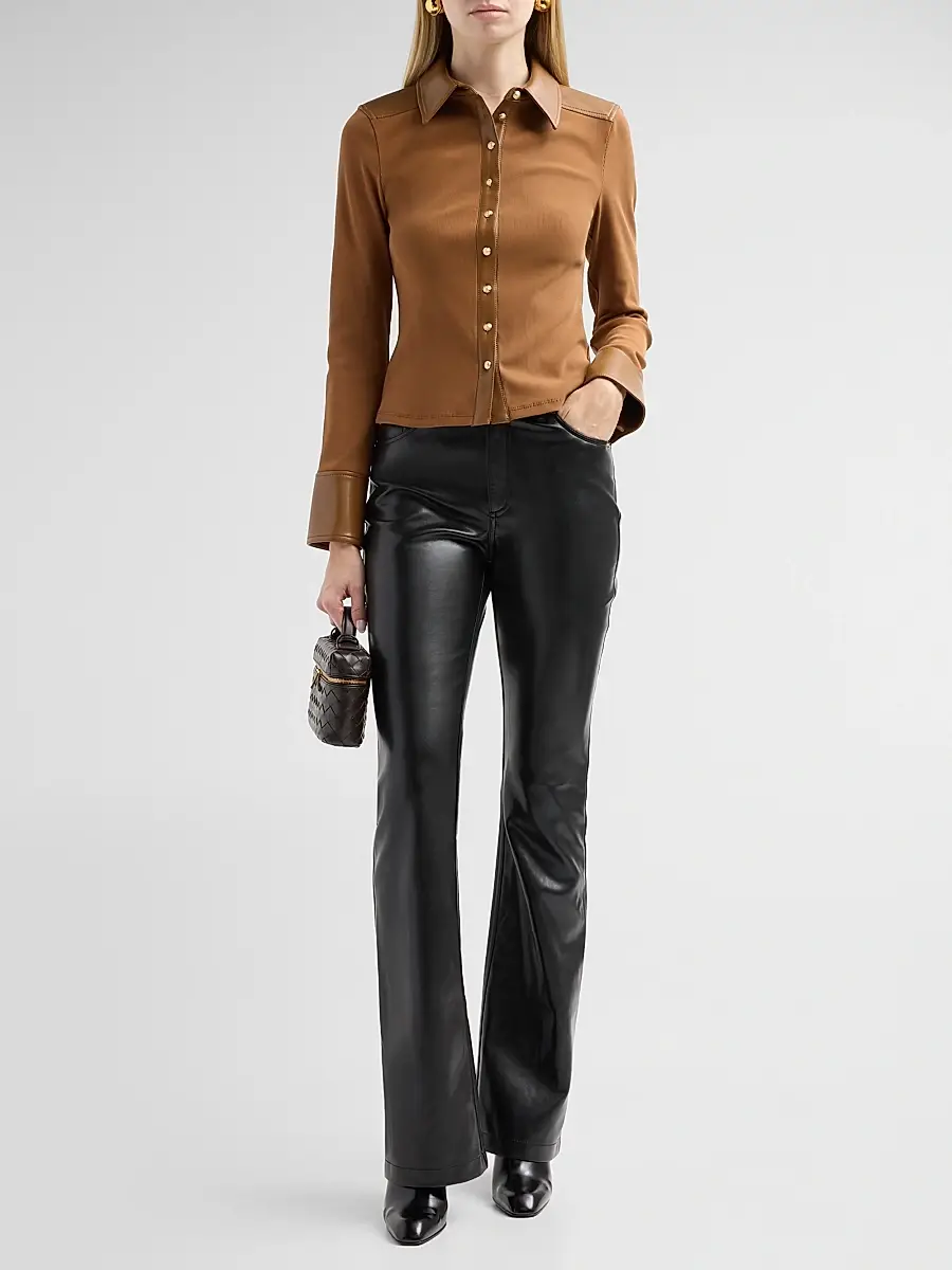 Cinq à Sept Women's Magali Cotton-Blend Ribbed Top | Thumbnail 2 Cinq à Sept Women's Magali Cotton-Blend Ribbed Top | Thumbnail 2