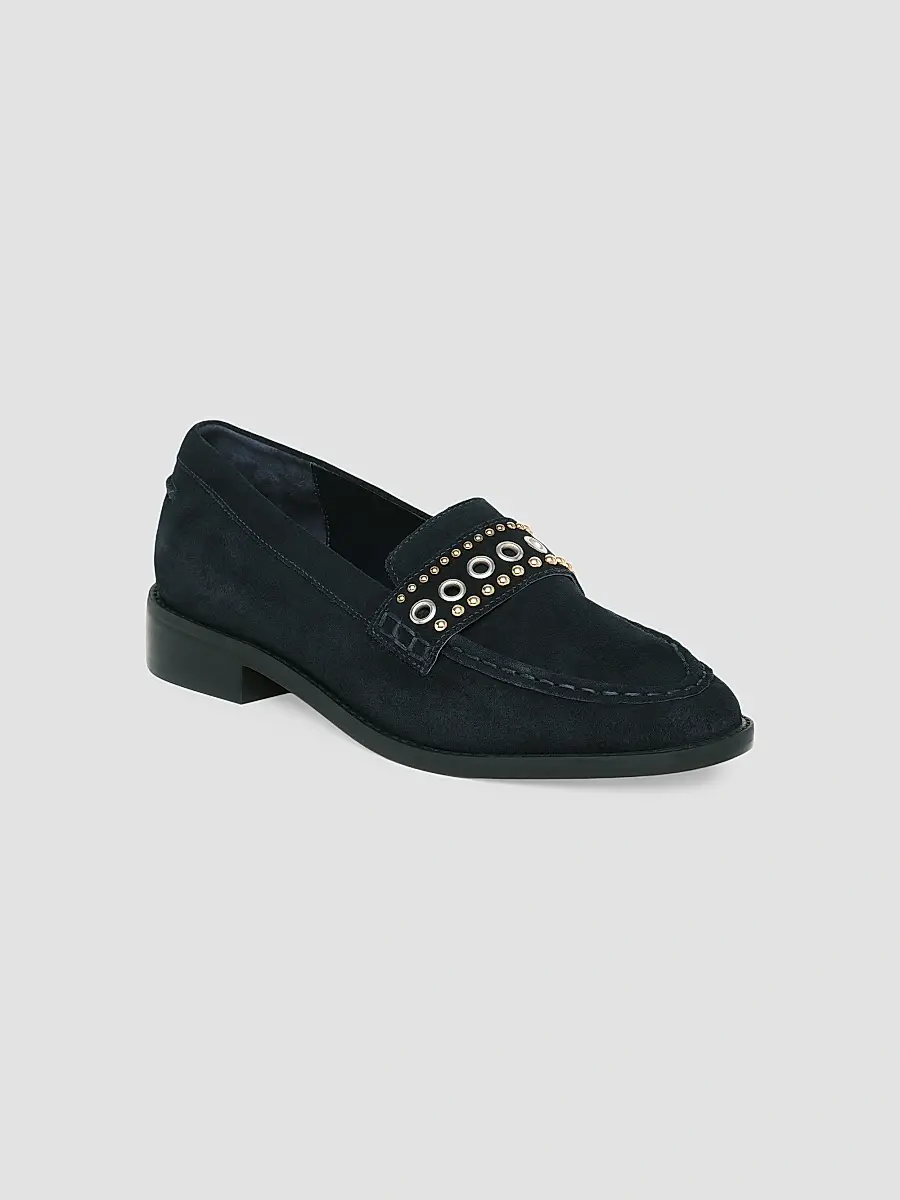 Cinq à Sept Women's Resort Gretta Mixed-Metal Studded Loafers | Thumbnail 2 Cinq à Sept Women's Resort Gretta Mixed-Metal Studded Loafers | Thumbnail 2
