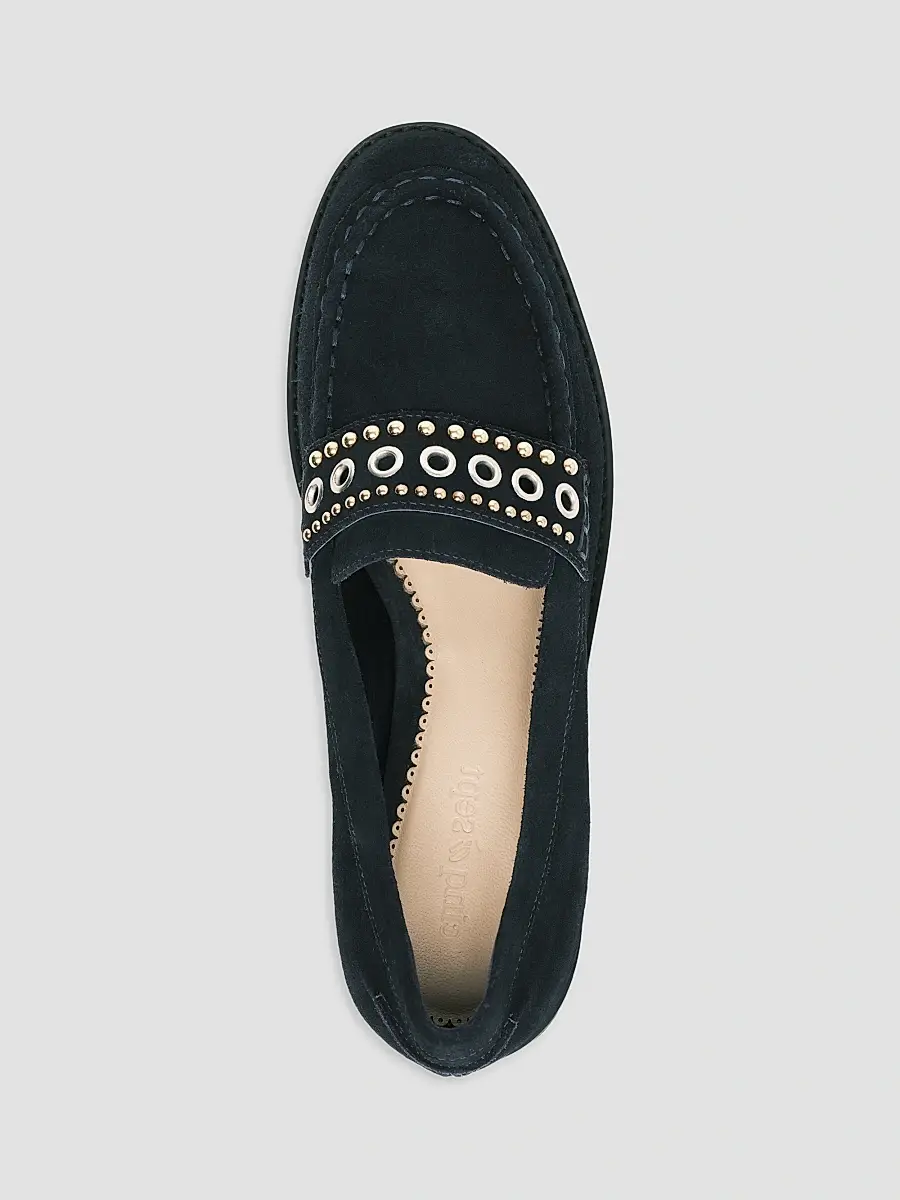 Cinq à Sept Women's Resort Gretta Mixed-Metal Studded Loafers | Thumbnail 3 Cinq à Sept Women's Resort Gretta Mixed-Metal Studded Loafers | Thumbnail 3