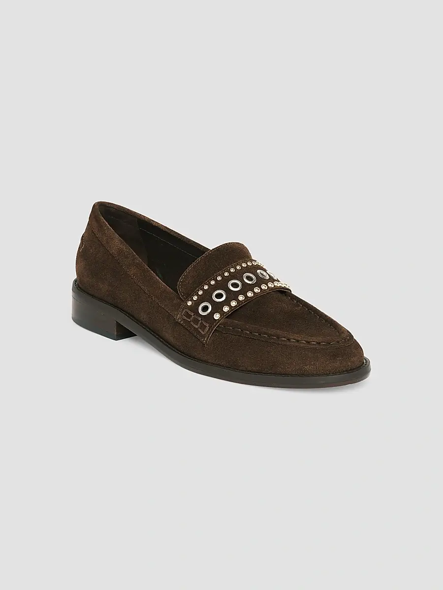 Cinq à Sept Women's Resort Gretta Mixed-Metal Studded Loafers | Thumbnail 2 Cinq à Sept Women's Resort Gretta Mixed-Metal Studded Loafers | Thumbnail 2