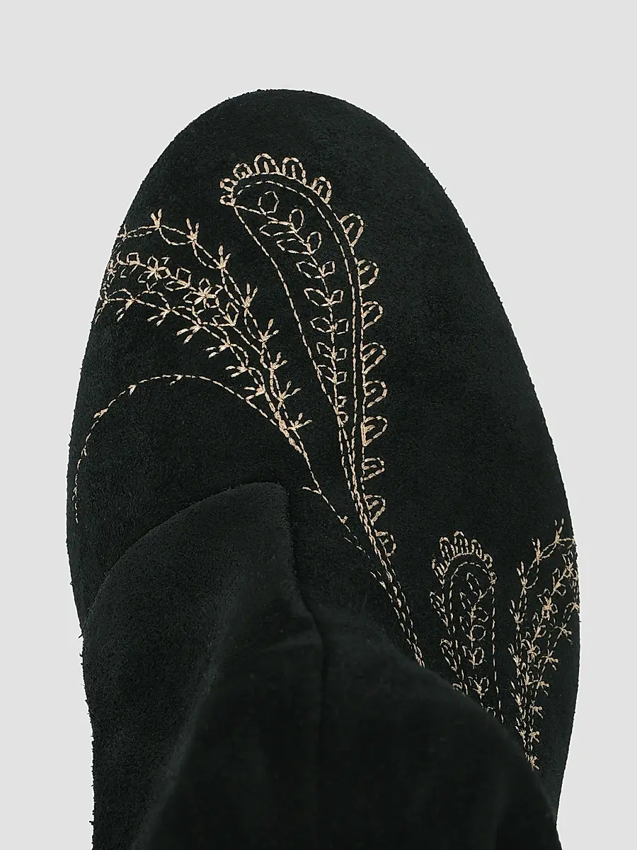 Cinq à Sept Women's Resort Dani 70MM Embroidered Suede Boots | Thumbnail 3 Cinq à Sept Women's Resort Dani 70MM Embroidered Suede Boots | Thumbnail 3