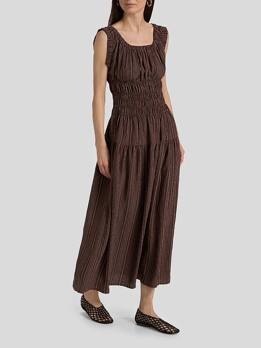 RAILS Women's Anastasia Striped Midi Dress | Thumbnail 2