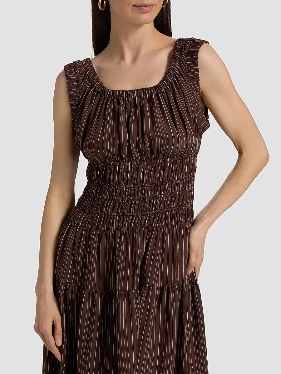 RAILS Women's Anastasia Striped Midi Dress | Thumbnail 6