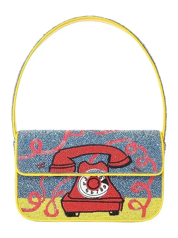 Women's Tommy Beaded Shoulder Bag Women's Tommy Beaded Shoulder Bag