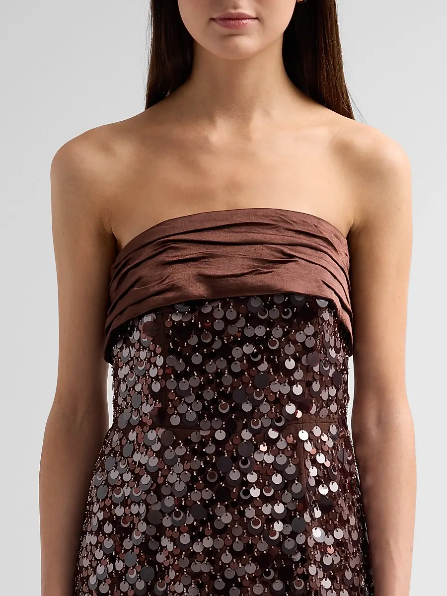 Milly Women's Hana Sequin Maxi Dress | Thumbnail 5 Milly Women's Hana Sequin Maxi Dress | Thumbnail 5
