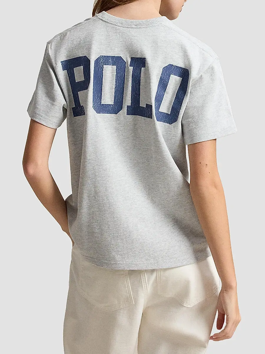 Polo Ralph Lauren Women's Logo Cotton Jersey T-Shirt | Thumbnail 3 Polo Ralph Lauren Women's Logo Cotton Jersey T-Shirt | Thumbnail 3