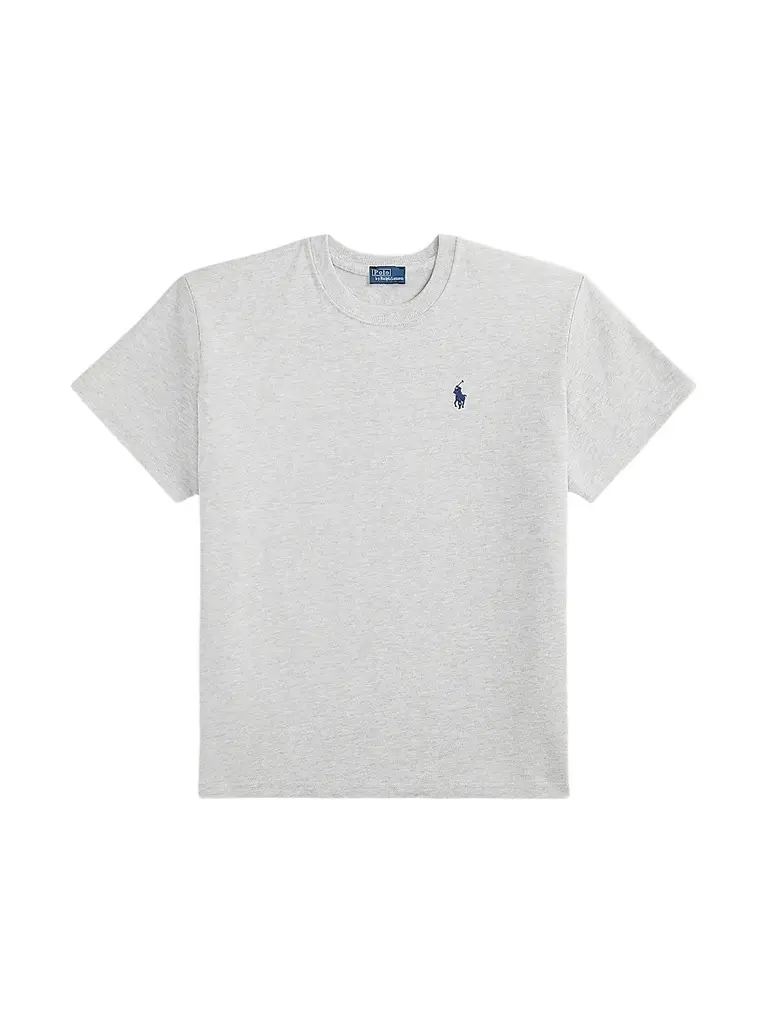 Polo Ralph Lauren Women's Logo Cotton Jersey T-Shirt - Grey Ash Heather | Image 1 Polo Ralph Lauren Women's Logo Cotton Jersey T-Shirt - Grey Ash Heather | Image 1