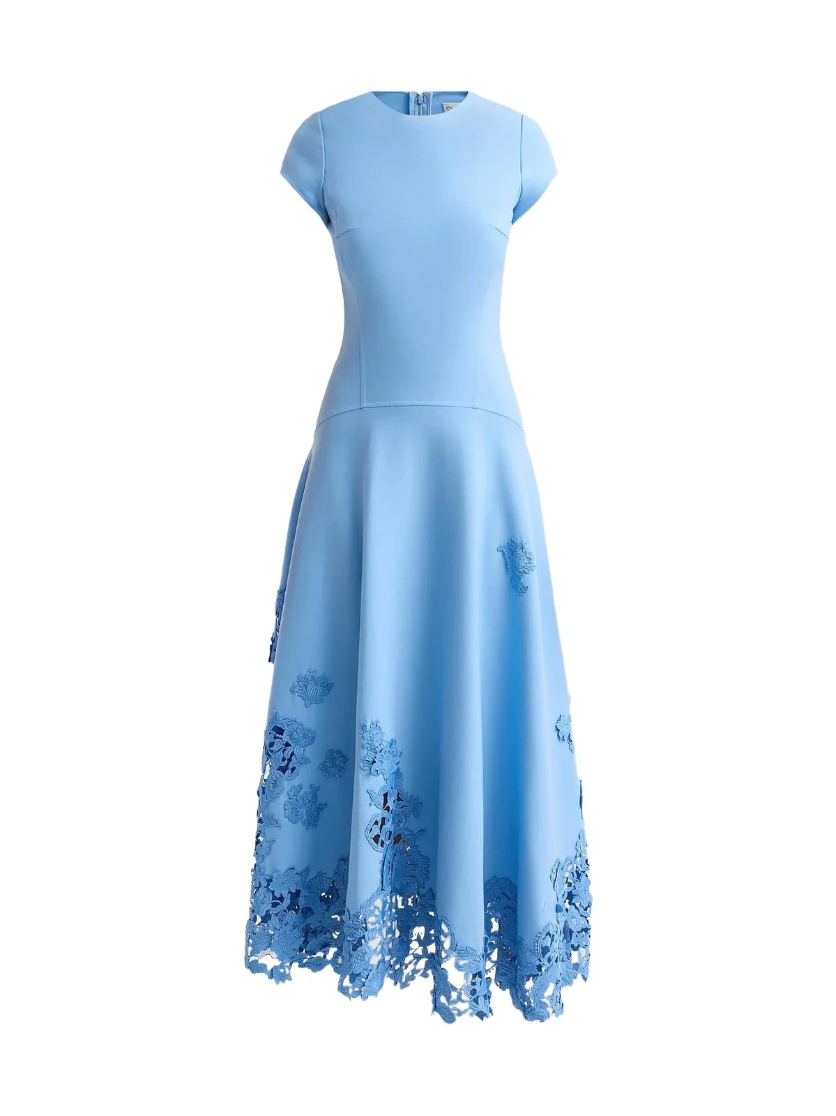 Oscar de la Renta Women's 3D Guipure Virgin Wool-Blend Day Dress