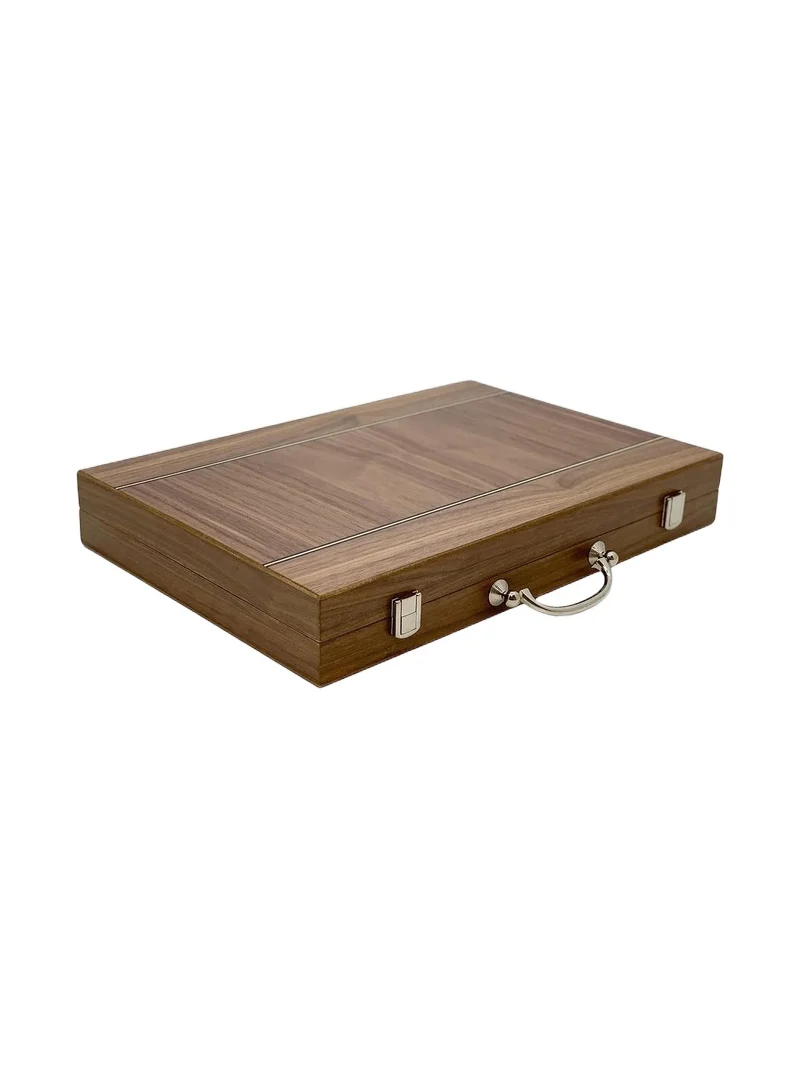 Tizo 18 Walnutwood Backgammon Set