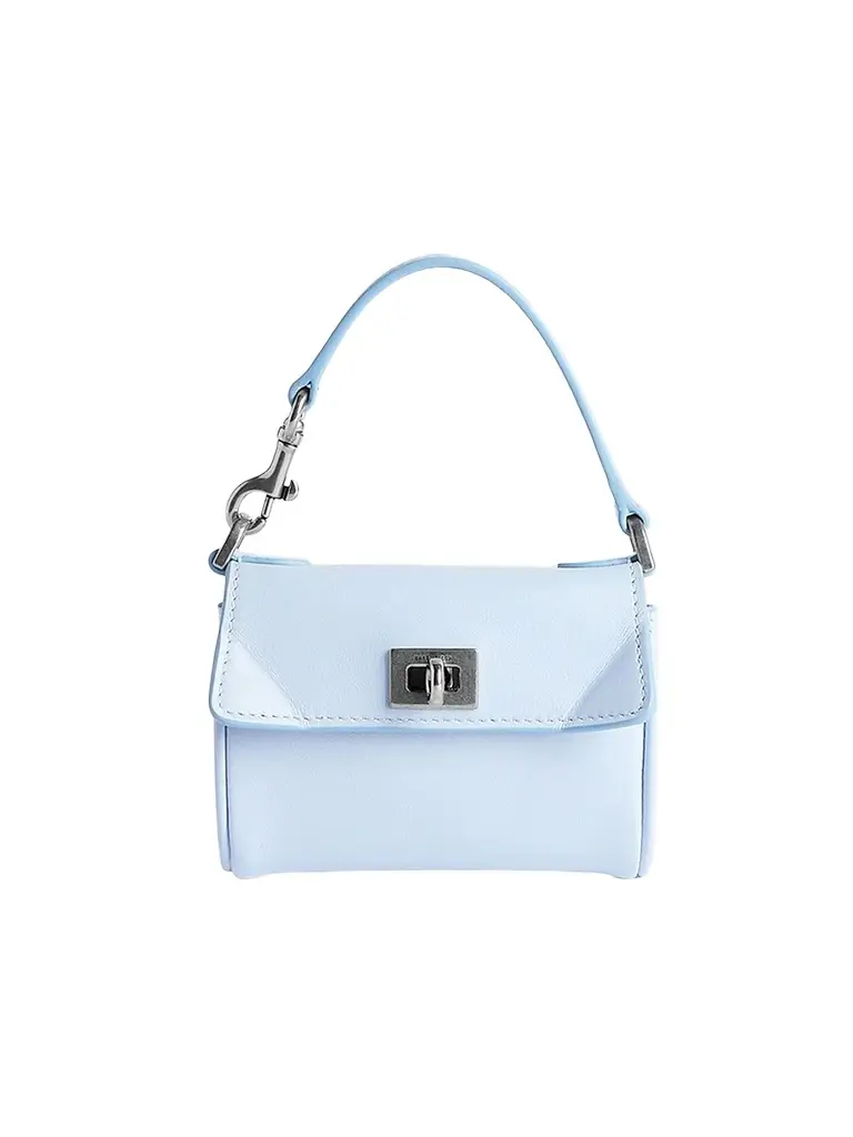 Balenciaga Women's Rodeo Micro Bag Charm - Cloudy Blue | Image 1 Balenciaga Women's Rodeo Micro Bag Charm - Cloudy Blue | Image 1
