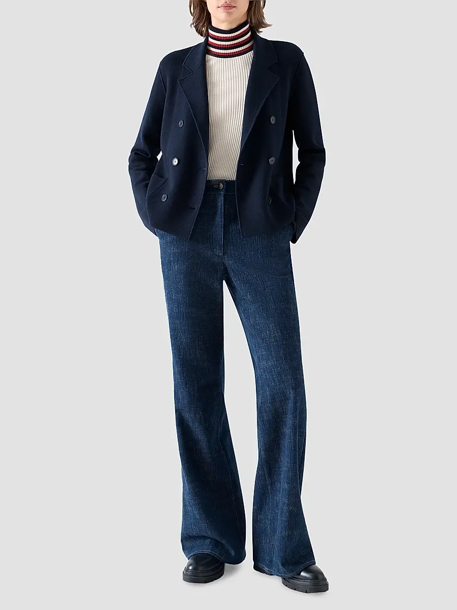 Akris punto Women's Stretch Wool Cardigan-Style Jacket | Thumbnail 2 Akris punto Women's Stretch Wool Cardigan-Style Jacket | Thumbnail 2