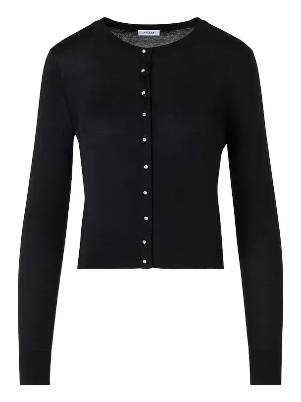 Women's Merino Wool Crewneck Cardigan Women's Merino Wool Crewneck Cardigan