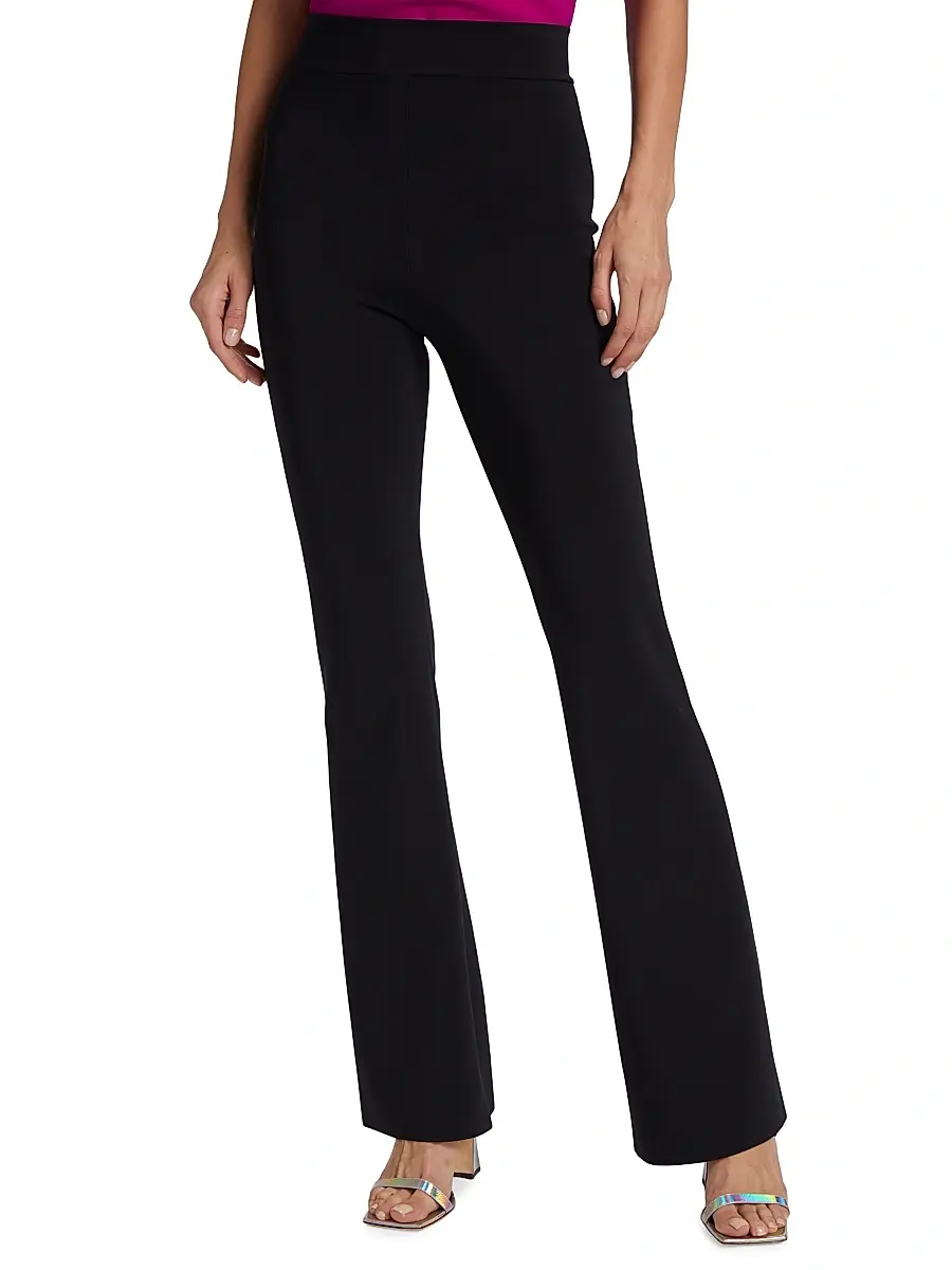 Chiara Boni La Petite Robe Women's Venus High-Waisted Flare Pants | Thumbnail 3