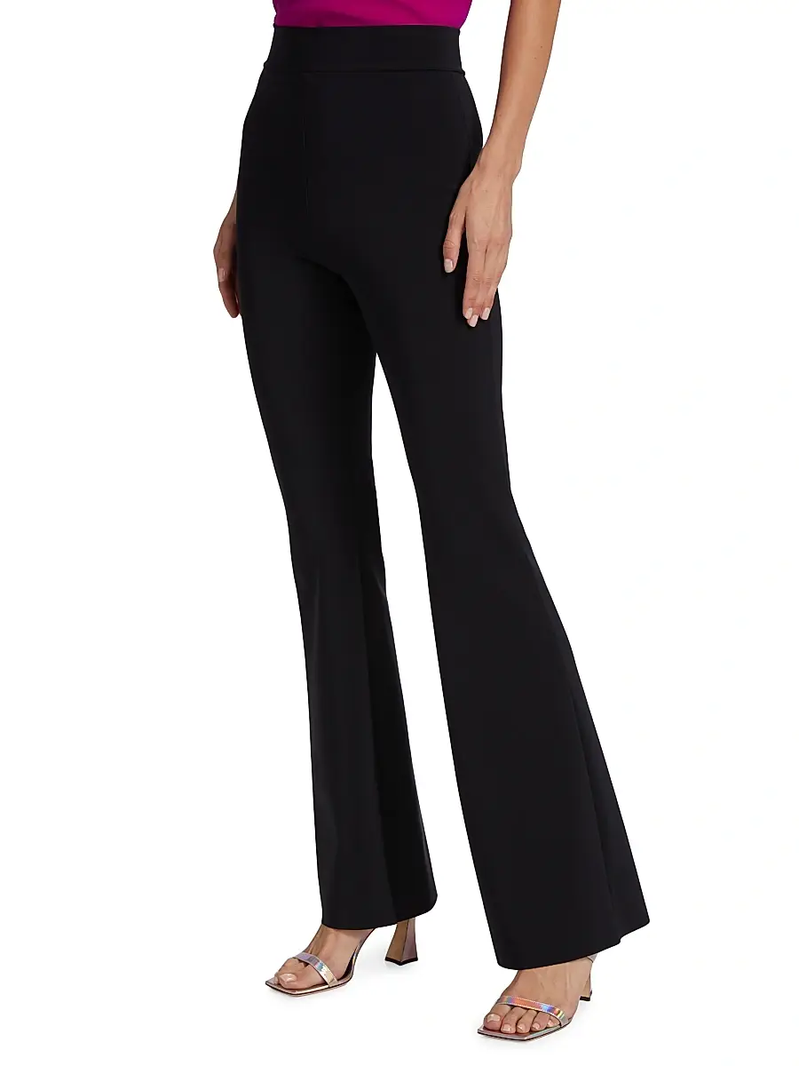 Chiara Boni La Petite Robe Women's Venus High-Waisted Flare Pants | Thumbnail 4