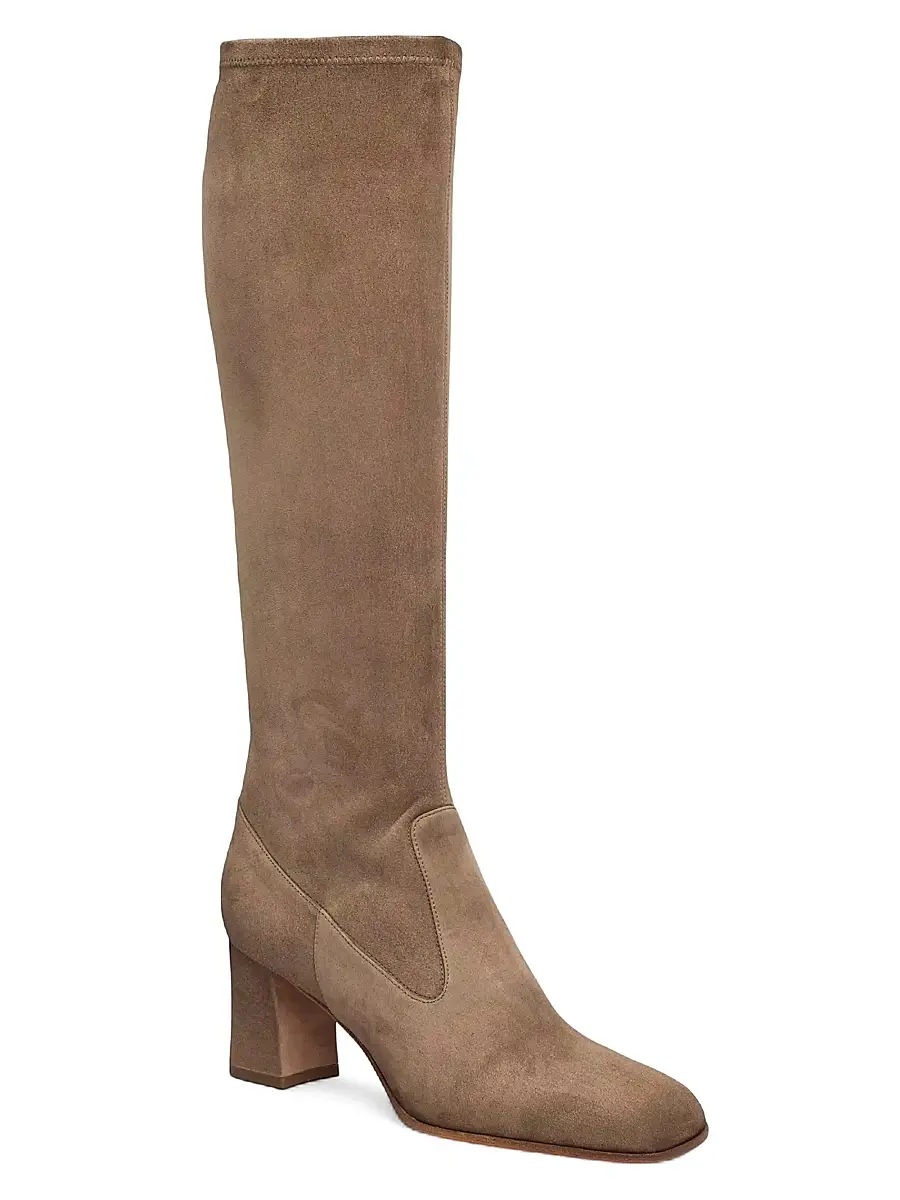 Santoni Women's Carla 65MM Suede Knee-High Boots | Thumbnail 2 Santoni Women's Carla 65MM Suede Knee-High Boots | Thumbnail 2