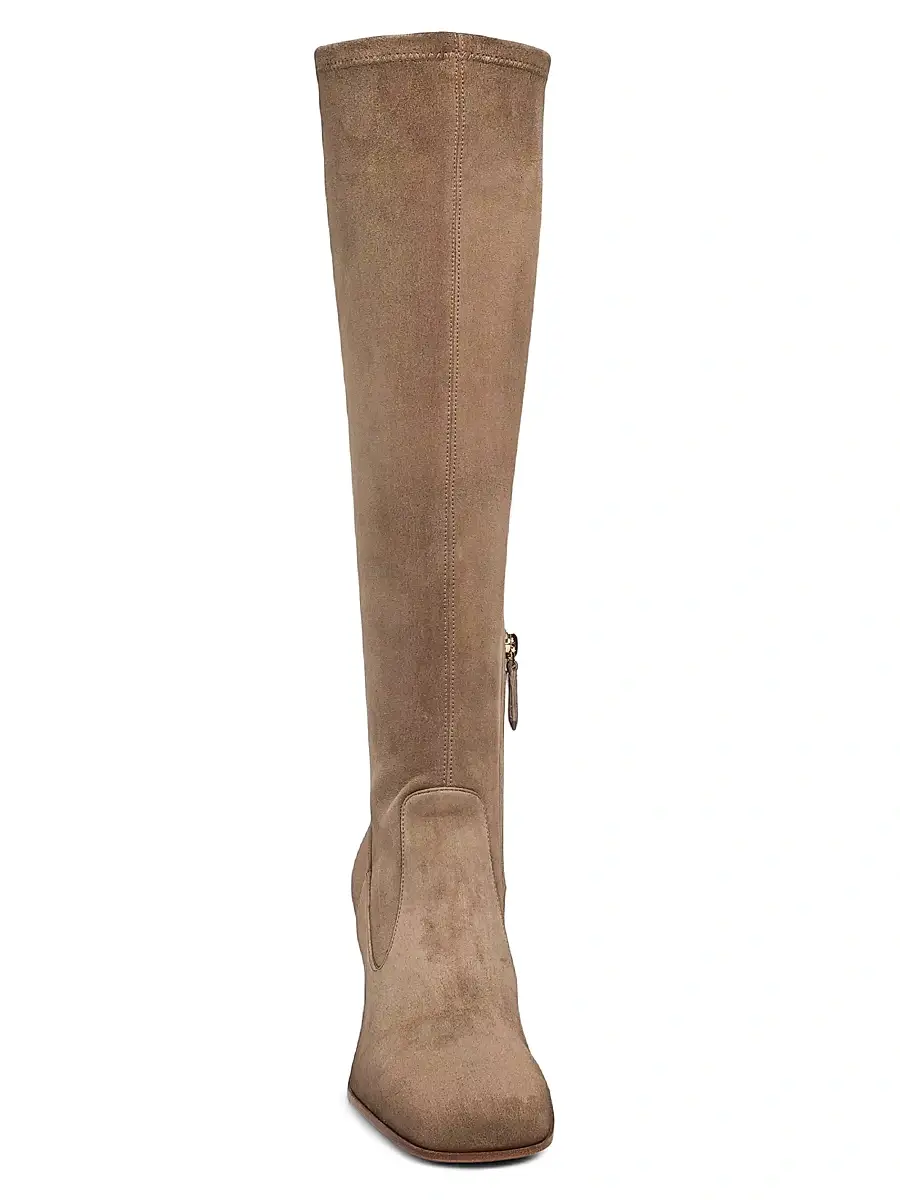 Santoni Women's Carla 65MM Suede Knee-High Boots | Thumbnail 3 Santoni Women's Carla 65MM Suede Knee-High Boots | Thumbnail 3