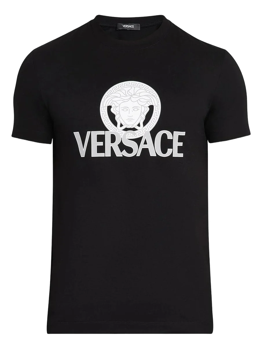 Men's Medusa Logo Cotton Crewneck T-Shirt Men's Medusa Logo Cotton Crewneck T-Shirt