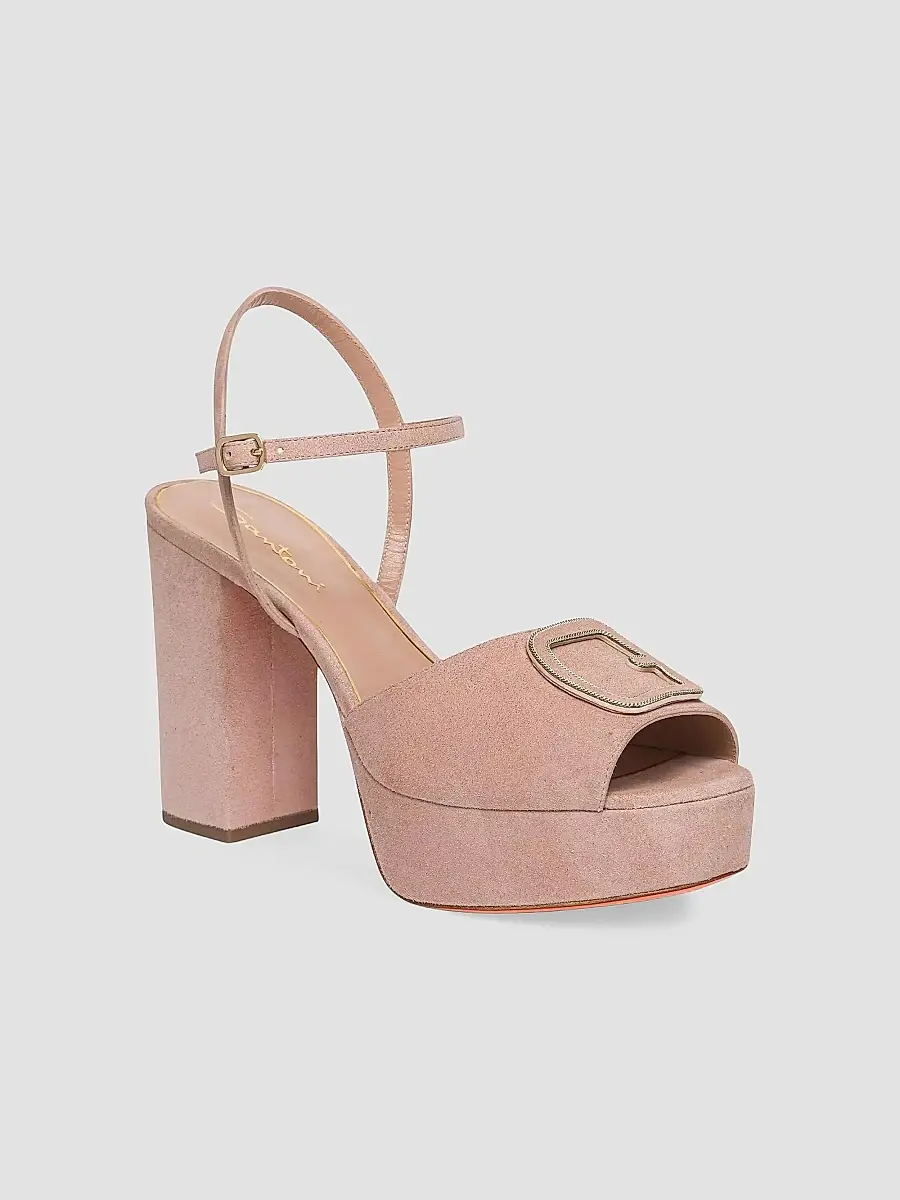 Santoni Women's Carla 60MM Suede Platform Sandals | Thumbnail 2 Santoni Women's Carla 60MM Suede Platform Sandals | Thumbnail 2