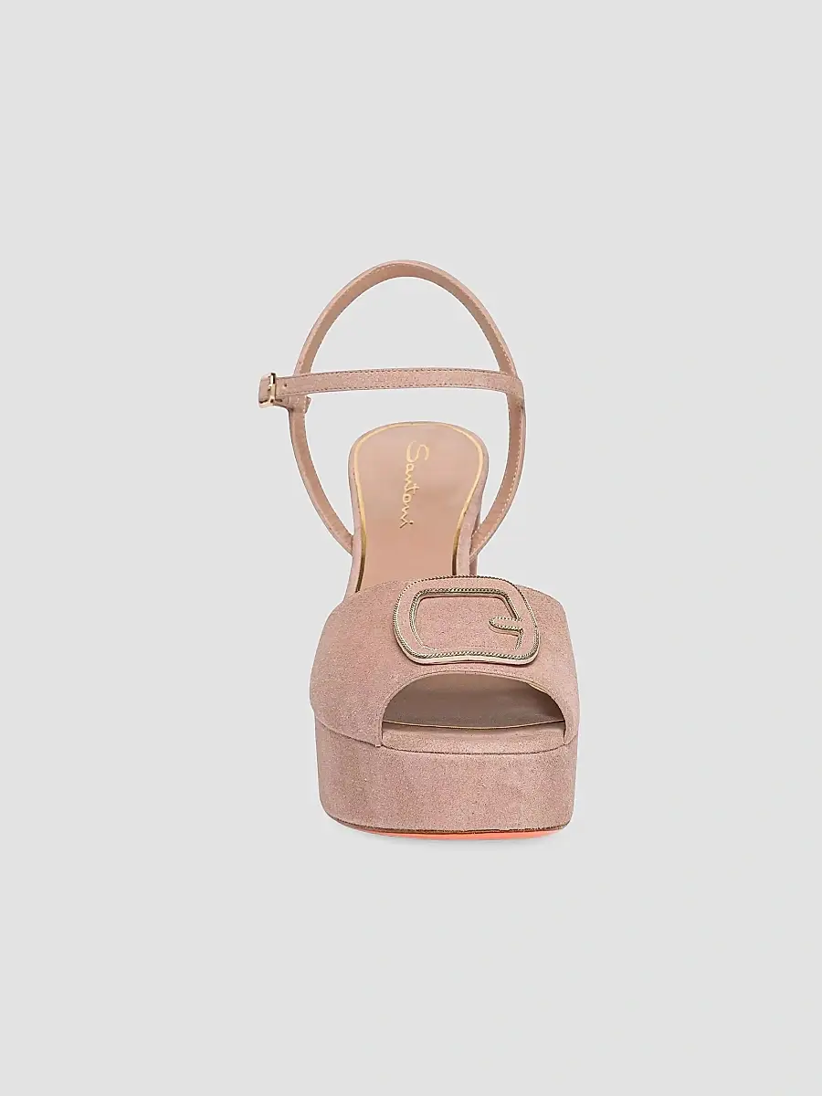 Santoni Women's Carla 60MM Suede Platform Sandals | Thumbnail 3 Santoni Women's Carla 60MM Suede Platform Sandals | Thumbnail 3