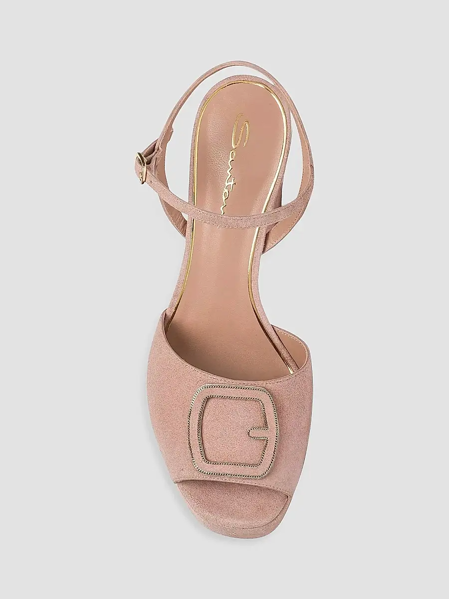 Santoni Women's Carla 60MM Suede Platform Sandals | Thumbnail 5 Santoni Women's Carla 60MM Suede Platform Sandals | Thumbnail 5