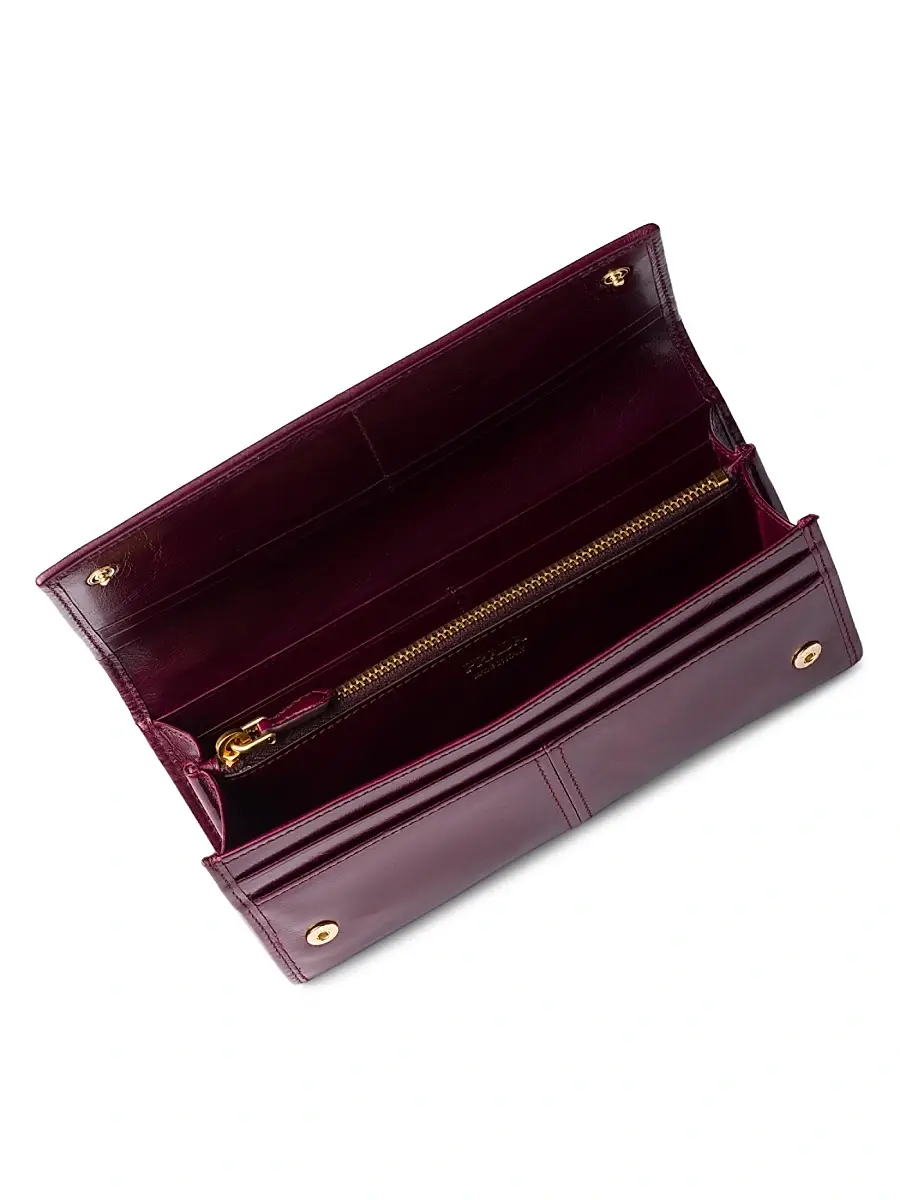 Prada Women's Large Leather Wallet | Thumbnail 2