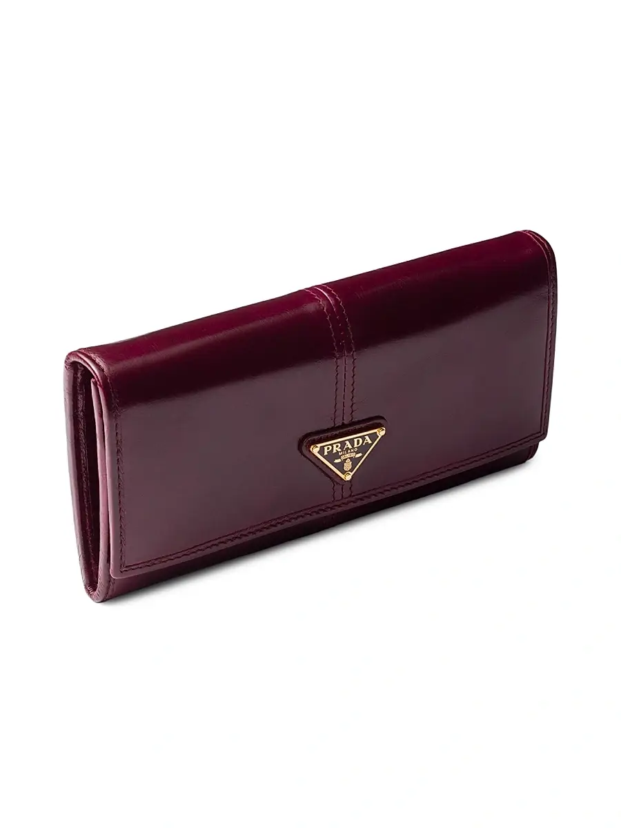 Prada Women's Large Leather Wallet | Thumbnail 4
