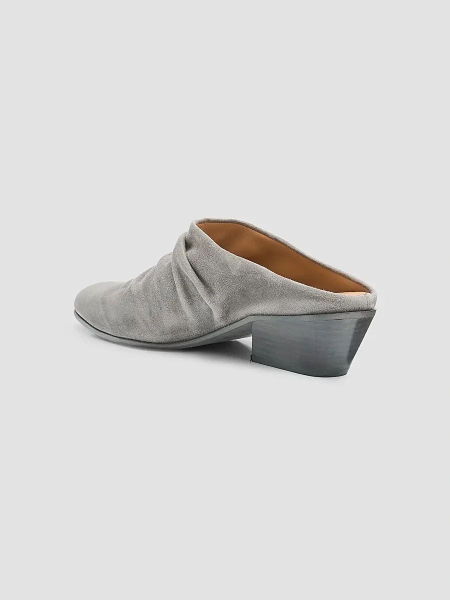 PEDRO GARCIA Women's Helenka 30MM Ruched Suede Mules | Thumbnail 4 PEDRO GARCIA Women's Helenka 30MM Ruched Suede Mules | Thumbnail 4