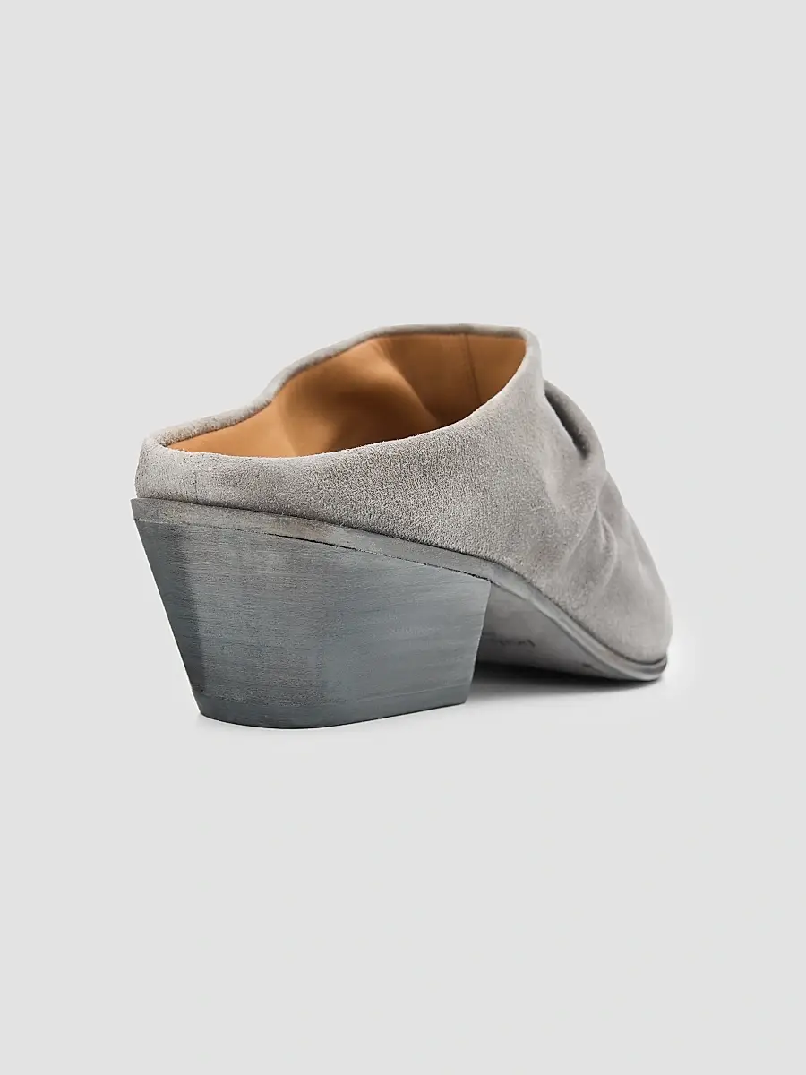 PEDRO GARCIA Women's Helenka 30MM Ruched Suede Mules | Thumbnail 5 PEDRO GARCIA Women's Helenka 30MM Ruched Suede Mules | Thumbnail 5