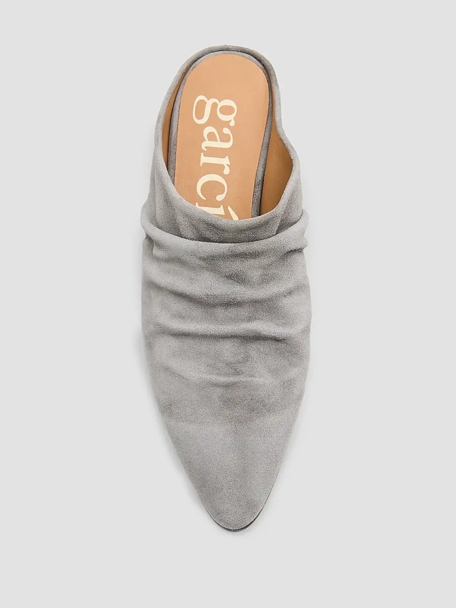 PEDRO GARCIA Women's Helenka 30MM Ruched Suede Mules | Thumbnail 6 PEDRO GARCIA Women's Helenka 30MM Ruched Suede Mules | Thumbnail 6