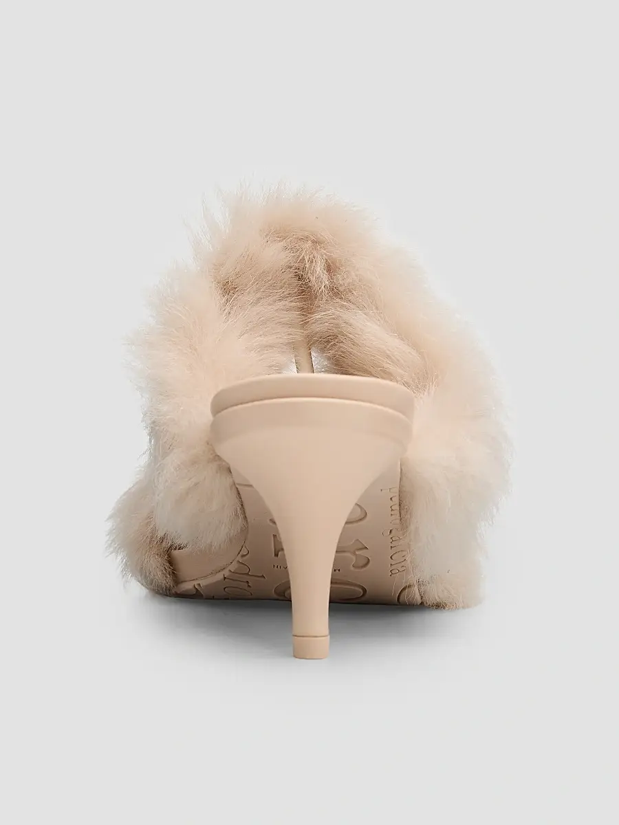 PEDRO GARCIA Women's Cissy 75MM Shearling-Leather Mules | Thumbnail 5 PEDRO GARCIA Women's Cissy 75MM Shearling-Leather Mules | Thumbnail 5