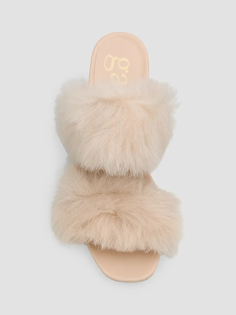 PEDRO GARCIA Women's Cissy 75MM Shearling-Leather Mules | Thumbnail 6 PEDRO GARCIA Women's Cissy 75MM Shearling-Leather Mules | Thumbnail 6