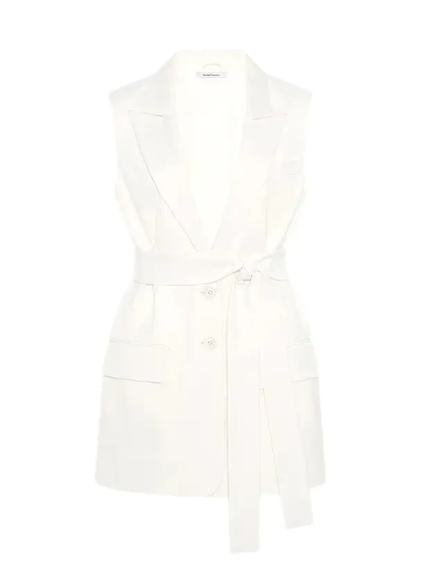 Another Tomorrow Women's Easy Tie Vest