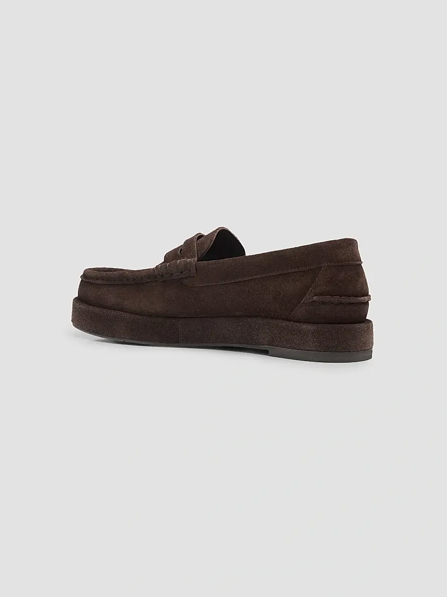 PEDRO GARCIA Women's Sergia Suede Penny Loafers | Thumbnail 4 PEDRO GARCIA Women's Sergia Suede Penny Loafers | Thumbnail 4