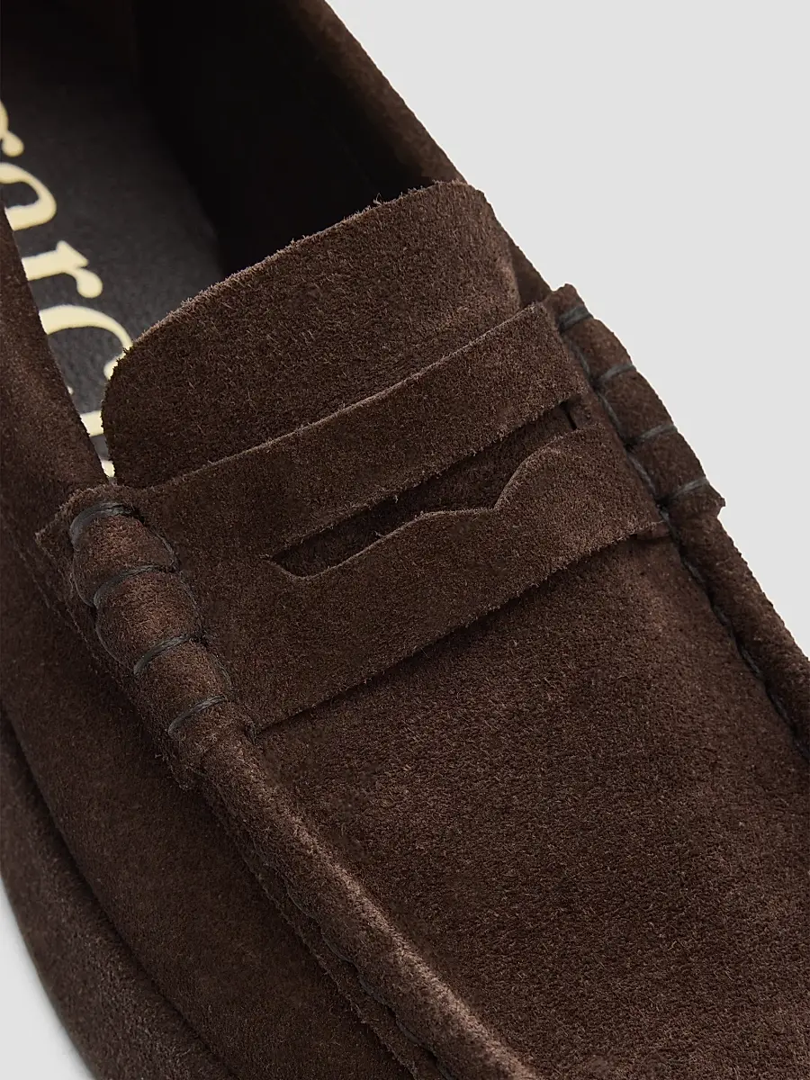 PEDRO GARCIA Women's Sergia Suede Penny Loafers | Thumbnail 5 PEDRO GARCIA Women's Sergia Suede Penny Loafers | Thumbnail 5
