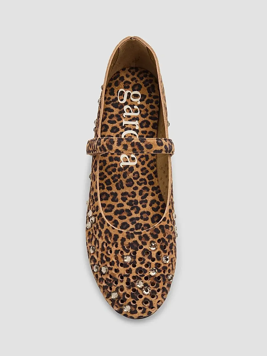 PEDRO GARCIA Women's Anica Leopard Print Suede Mary Janes | Thumbnail 6
