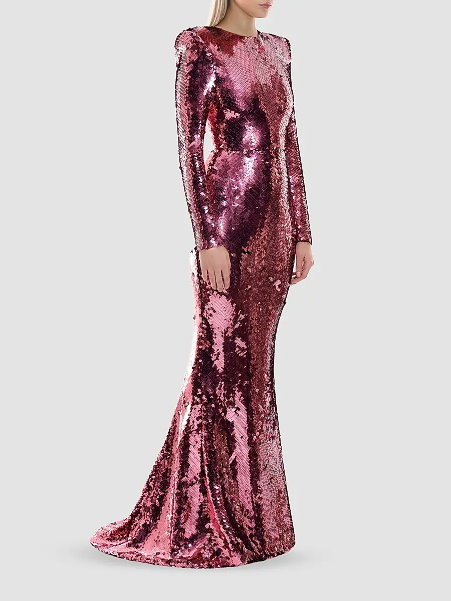 Zhivago Women's The Past Returns Sequin Gown | Thumbnail 4 Zhivago Women's The Past Returns Sequin Gown | Thumbnail 4