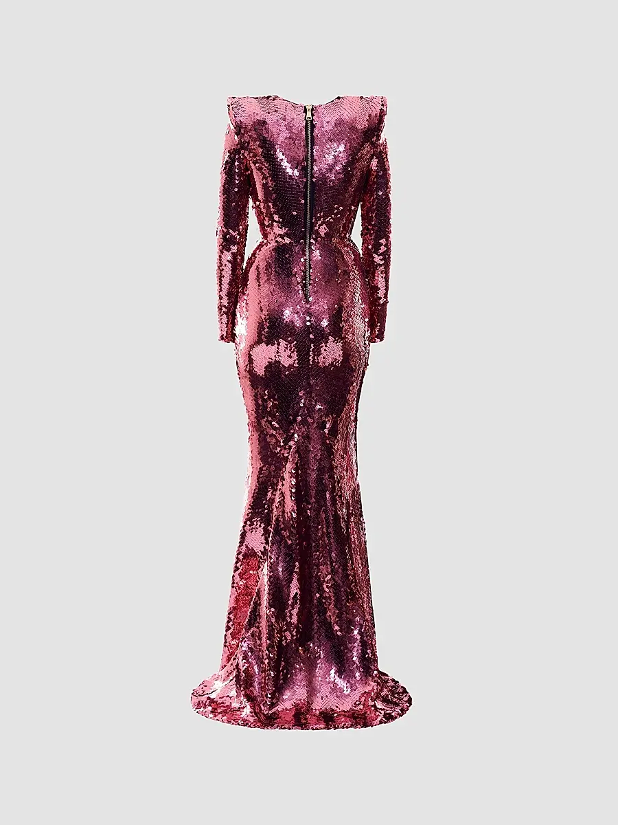 Zhivago Women's The Past Returns Sequin Gown | Thumbnail 5 Zhivago Women's The Past Returns Sequin Gown | Thumbnail 5
