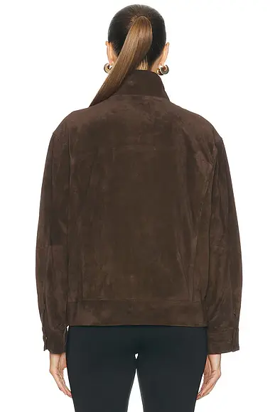 Nili Lotan Cirque Suede Jacket | Thumbnail 3 Nili Lotan Cirque Suede Jacket | Thumbnail 3