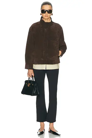 Nili Lotan Cirque Suede Jacket | Thumbnail 4 Nili Lotan Cirque Suede Jacket | Thumbnail 4