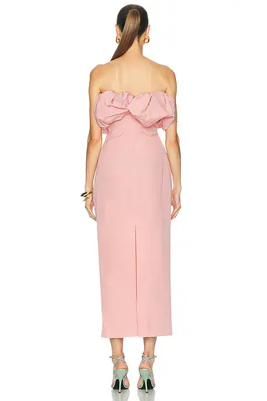 Magda Butrym Strapless Midi Dress | Thumbnail 3