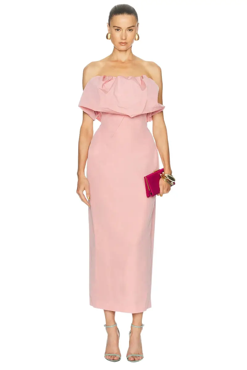 Strapless Midi Dress Strapless Midi Dress