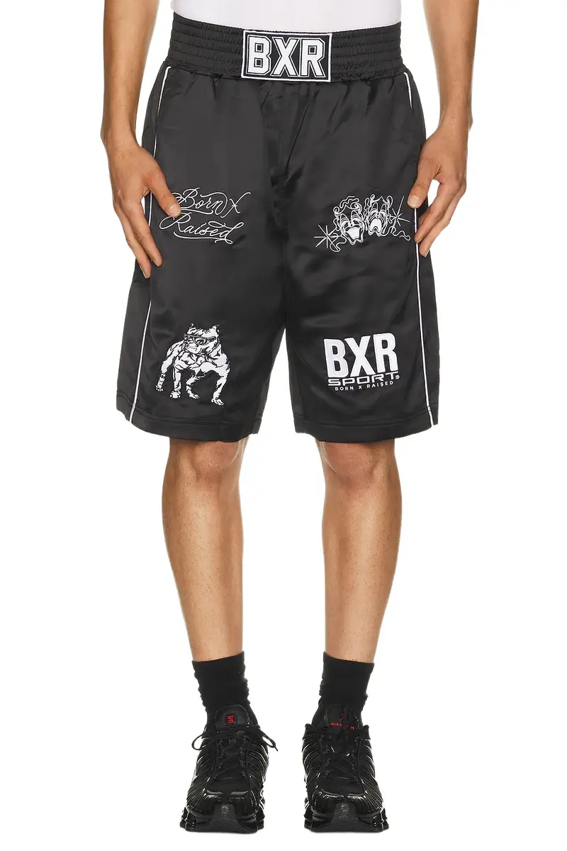 Born x Raised Satin Boxing Trunks
