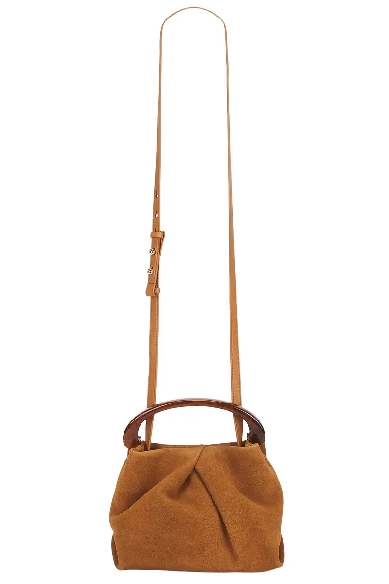 Small Resin Handle Fold And Crossbody Bag Small Resin Handle Fold And Crossbody Bag