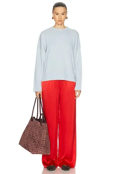 Loulou de Saison Anton Long Sleeve Crewneck Sweater | Thumbnail 4 Loulou de Saison Anton Long Sleeve Crewneck Sweater | Thumbnail 4