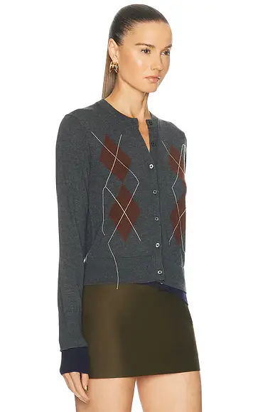 Acne Studios Kohona Silk Wool Cardigan | Thumbnail 2 Acne Studios Kohona Silk Wool Cardigan | Thumbnail 2